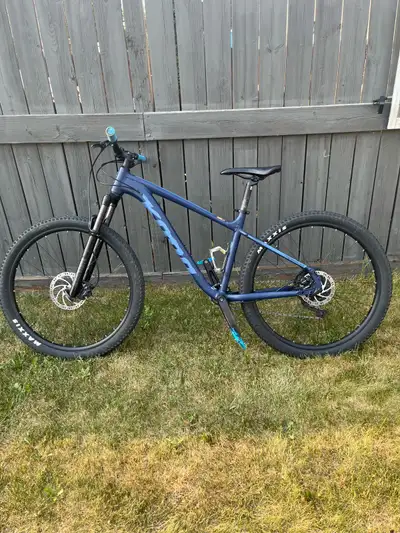 1 year old Bought brand new last year Upgraded the forks to RockShox recon 120mm. Medium frame 27.5...