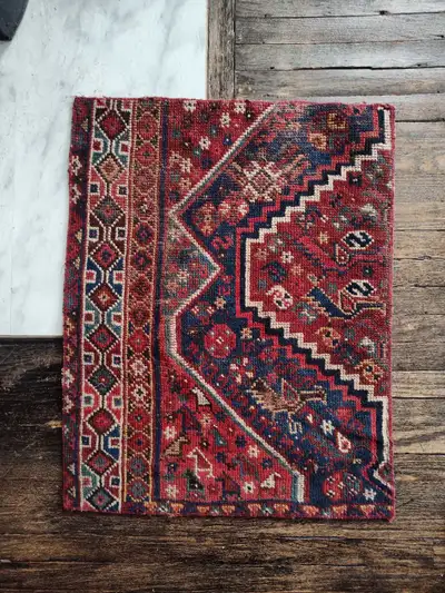 Vintage shirazi rug pillow covers , View more