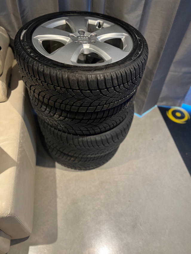 4 Audi OEM Wheels and Winter Tire. in Tires & Rims in City of Halifax - Image 3