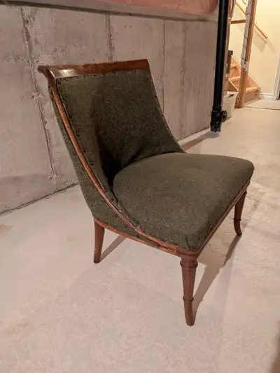 Free vintage upholstered chair, View more
