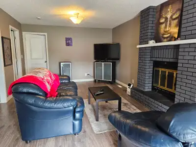 2 level basement suite - bright and spacious with fully equipped kitchen with dishes, pots and pans...