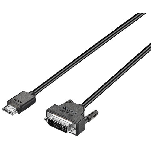 Best Buy Essentials 1.8m (6 ft.) HDMI to DVI Monitor Cable in Cables & Connectors in Burnaby/New Westminster