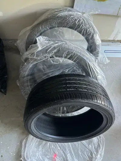 3 used all season Bridgestone. Used to be on a Mercedes. $35 per tire