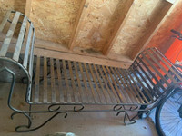 Wrought Iron Bench