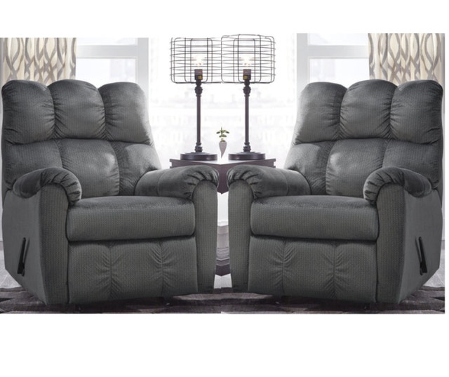 RECLINER Manual Rocker.Fauteuil inclinable à bascule Chairs