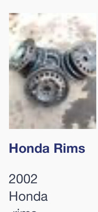 Honda rims