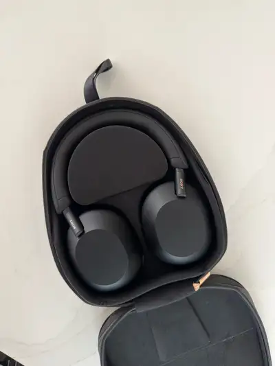Black Sony WH-1000XM5 Headphones, View more