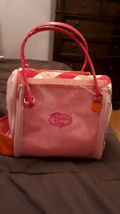 2 Pucci Pups and carrier, View more