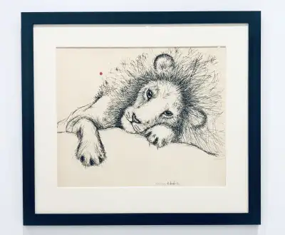 Vintage Rabindra original lithograph signed and numbered, View more