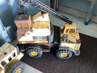 Used well , not maintained tonka toys Good for parts or a handy man