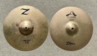Zildjian A-Custom Z-Dyno beat 14" inch Hi-Hats