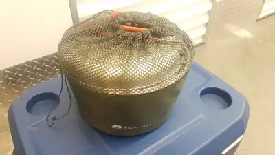 Used GSI camping cookware set for sale Details: - 1 large (4 litre) pot with lid - 1 medium (2.5 lit...