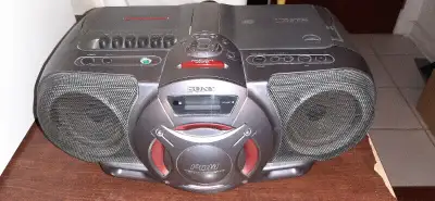 ** SOLD**SONY Boombox/Philips DVD Player (with Remotes & Manual), View more