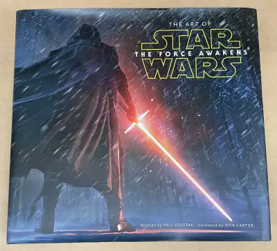 The Art Of Star Wars The Force Awakens Phil Szostak 2015, Hardcover Book is in like brand new condit...
