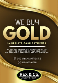 WE WILL BUY ANY GOLD. INSTANT CASH