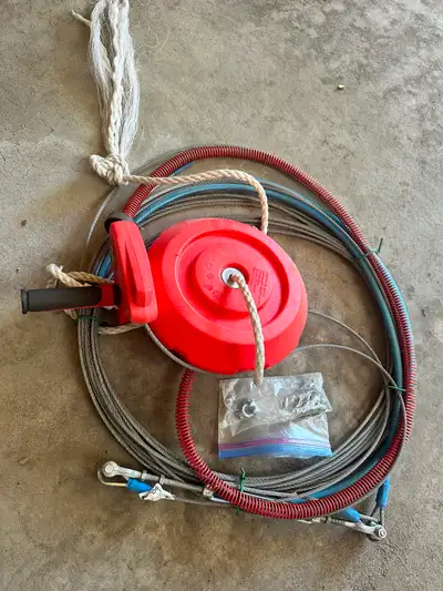 Ripline Outdoor Zipline Kit with Seat, 80’ Excellent condition, View more