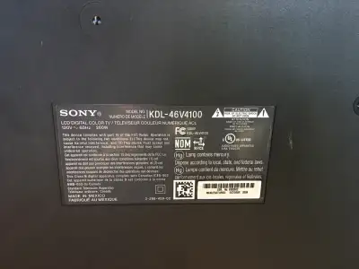 Sony 46" TV  only for $40, View more