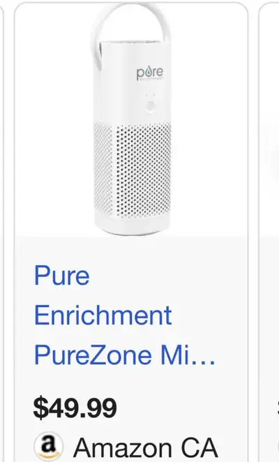 Mini pure zone air purifier, View more