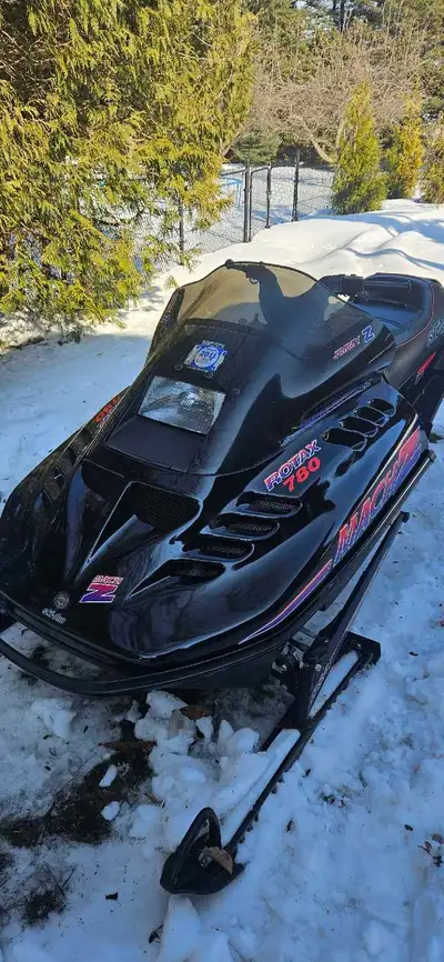 1994 machz original owner, 3800 km mint condition, hydraulic brake, reverse kit, new track, picks, h...