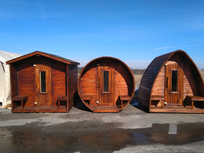 BarrelSauna 8 Person 8 ft Custom built Saunas Hot Tubs & Pools