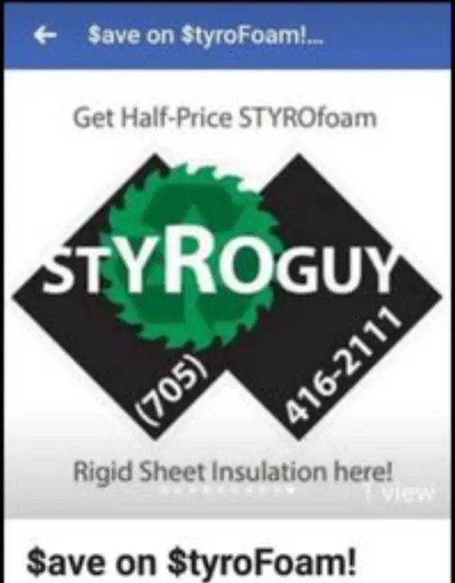 •Blue or Pink 3” thick R-15 Styrofoam 4 Radiant Floors Concrete! in Floors & Walls in Owen Sound - Image 11