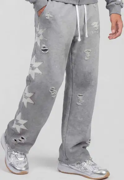 XS Timeloopvisionz Rhinestone Sweatpants, View more