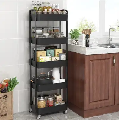 Utility Cart 5 tier black BRAND NEW, View more