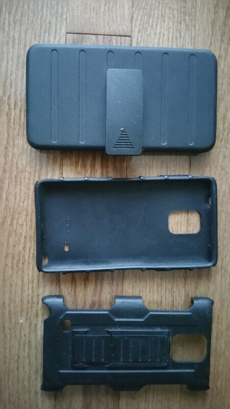 Samsung Galaxy Note 4 cellphone case with 2 holster belt clips dans Accessoires pour cellulaires  à Ville de Montréal - Image 3