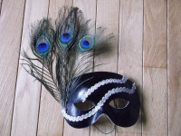 Venetian styled Masquerade Masks for wall, wreath, Xmas tree