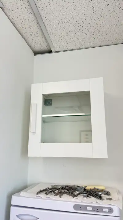 IKEA Wall Cabinet with Glass Door, View more