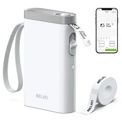 Nelko Label Maker Machine with Tape, P21 Portable Bluetooth Labe, View more