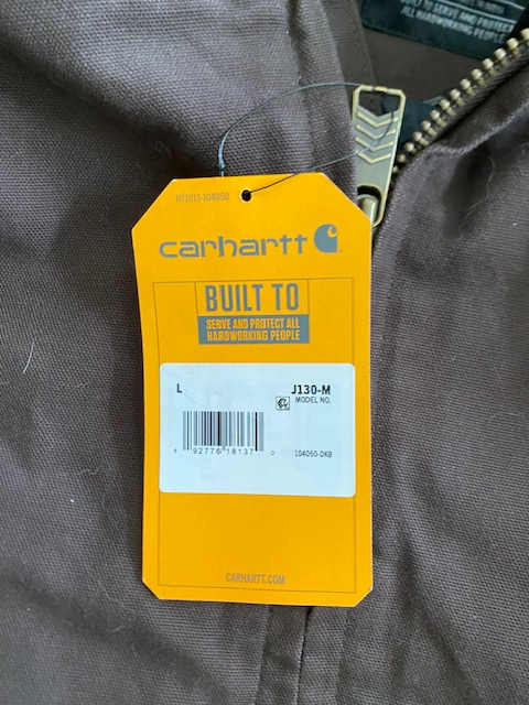 Brand New Men's Carhartt Insulated Active Jacket Dark Brown - LG in Men's in London - Image 4