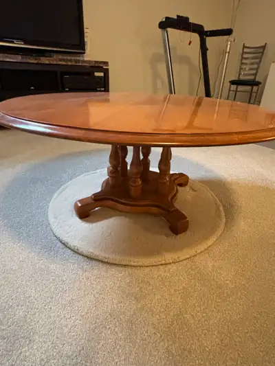 Solid Wood Round Coffee Table, View more