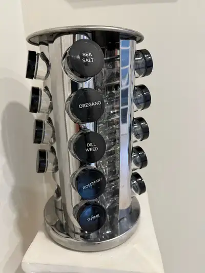 360° Rotatable Spice Rack with 18 Jars- Reduced! , View more