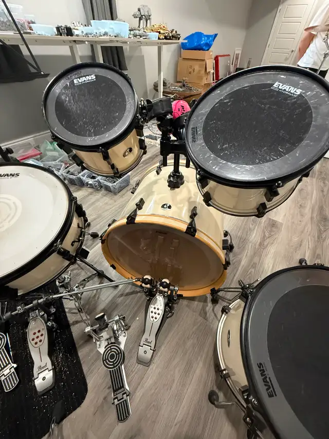 Sonor Force 1007 Drum Kit – EVANS Heads, CAST Cymbals in Drums & Percussion in London - Image 5