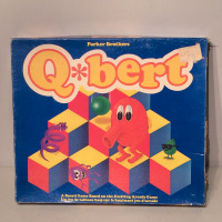 Vintage 1983 Q Bert Parker Brothers Board Game Video Arcade