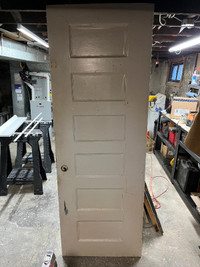 Six Panel Door - Wood - Shaker Style