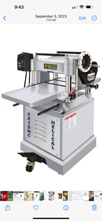 Like new Craftex CX15HC 15” planer from busybee 