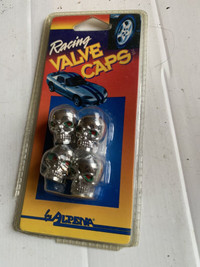 Racing valve caps by alpene- skulls 