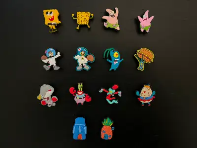 Spongebob Squarepants Crocs charms Jibbits, View more