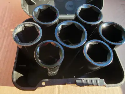 First $55 takes one set. I am not looking for any offers. For sale a Craftsman 7 Pc Impact Socket Se...