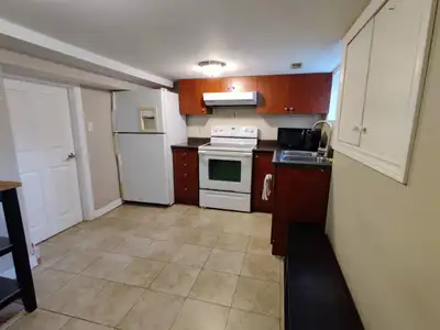 Move in August 16 or anytime after! Experience the total privacy of an entire two-bedroom basement a...