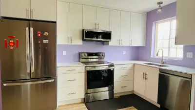 A beautiful, bright, newly renovated master bedroom is available at 1876 Tranquille rd in Brocklehur...