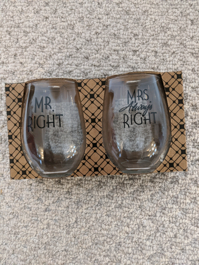 Stemless wine glasses, View more