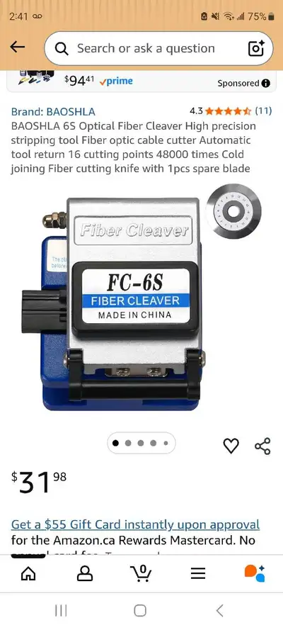 fiber cleaver, View more