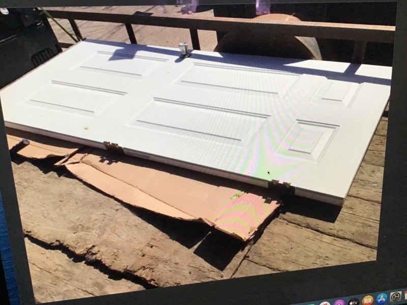 Entry metal door panel only 32” x78.5” Windows, Doors & Trim