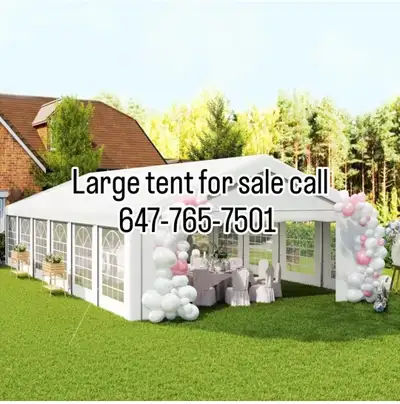 We have heavy-duty industrial grade tents for sale 20x20ft 32x17ft 20x40ft and many more sizes picku...