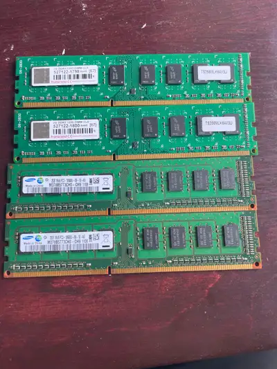 DDR 3 RAM 2GB x 4, View more