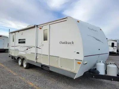 This trailer has been well taken care of. No water damage or soft spots. Stove, Fridge, microwave, f...