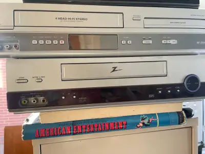 vcr and vcr dvd combo player sold together , View more